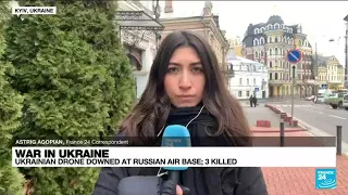 Ukrainian drone downed at Russian air base; 3 killed • FRANCE 24 English