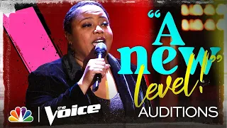 4-Chair Turn: Toneisha Harris - Foreigner's "I Want to Know What Love Is" - Voice Blind Auditions