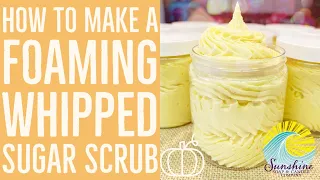 How To Make A Foaming, Whipped Sugar Scrub (A Pumpkin And Fall Inspired Foaming Bath Butter)