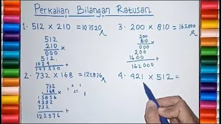 Belajar Matematika Kelas 4 SD - Perkalian Bilangan Ratusan