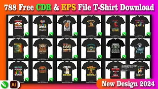 T-Shirt Design Cdr & EPS File Free Download 2024 | How To T-Shirt Design  File Free Download #Shani