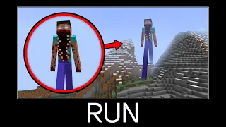 Minecraft wait what meme part 378 (Scary Giant Steve)