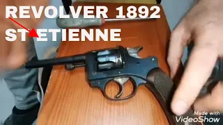 démontage  d'un revolver 1892  St Étienne