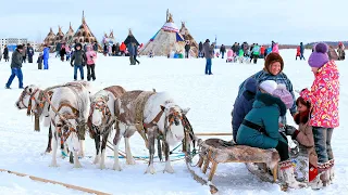 Рекордная порция строганины, блинчики с кровью, конкурс милых малышей | Северный колорит