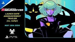 Read Only Memories: Neurodiver - Release Date Announce Trailer | PS5 Games