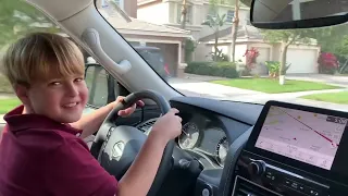 Driving 🚕 Lessons From an 8 Year Old - w/ Carpool Karaoke 🎤 !