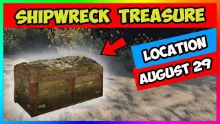 GTA Online Shipwreck Location August 29 | Shipwreck Treasure Guide + Frontier Outfit