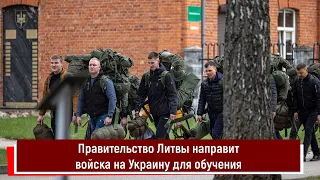 Правительство Литвы отправит войска на Украину для обучения