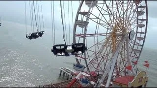 Texas Flyer POV Galveston Island Historic Pleasure Pier 230 Foot Star Flyer Ride