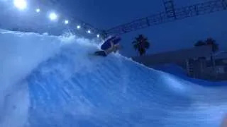 Carbon team rider Rocket at Wavehouse San Diego (Flow Barrel)