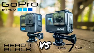 GOPRO 11 vs GOPRO 7 - Czy tak naprawdę jest sens zmieniać? Porównanie "siódemki" do  "jedenastki"