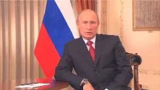 Видеообращение Путина к соотечественникам зарубежья
