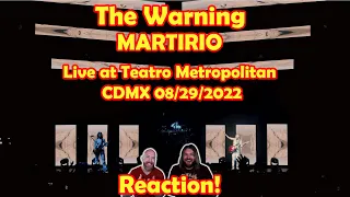 Musicians react to hearing The Warning - MARTIRIO Live at Teatro Metropolitan!