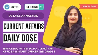 DAILY CURRENT AFFAIRS IN ENGLISH | CURRENT AFFAIRS TODAY | SBI PO IBPS CLERK IBPS RRB EXAMS
