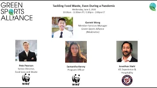 Webinar - Tackling Food Waste, Even During a Pandemic - June 3, 2020