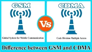 GSM vs CDMA - Difference between CDMA and GSM