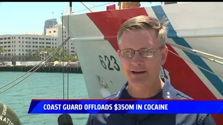 Coast Guard Offloads $350 Million In Cocaine