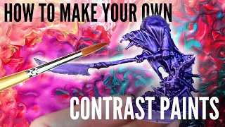 How to Make Your Own Contrast Paints