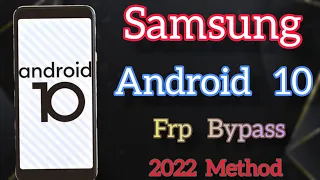Samsung Android 10 FRP Bypass 2022 MethodSamsung A11 frp bypass