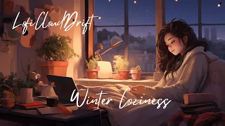 "Winter Coziness: Unwind with Our Lofi Girl in a Blanket Haven of Calm -- Lofi Beats