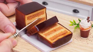 Satisfying Miniature Glaze Chocolate Mousse Cake - Perfect Dessert Recipe | Design by Mini Bakery