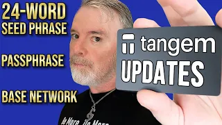 Tangem Wallet Updates | 24-Word Seed Phrase | Passphrase | Base Network