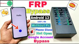 OnePlus Nord CE 2 Lite 5G FRP Bypass Android 13 | OnePlus (CPH2381) Google Account Bypass Without Pc
