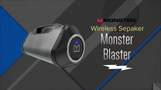 Monster Blaster Portable Bluetooth Boom Box - Overview
