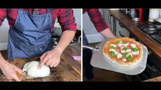 كيف تعمل البيتزا الإيطالي الأصلية في البيت