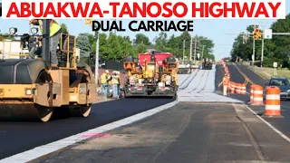 11km Kumasi Abuakwa-Tanoso Dual Carriage Road Construction Ongoing via Sofoline Interchange in Ghana