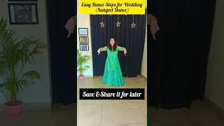 Easy Dance Steps For Wedding 🔥💃|Sangeet Dance|Kajra Mohabbat wala|#kajramohobbatwala #weddingdance