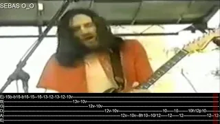 RHCP - Scar tissue solos, Live Yonge street Toronto, Canadá 1999 - John Frusciante TAB