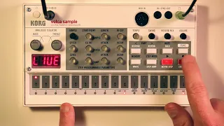 1 Volca Sample - Getting Started, using Live Record mode