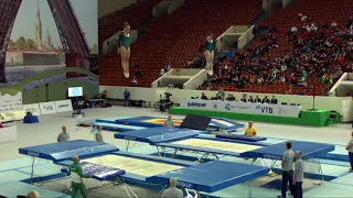 Australia 1 (AUS) W - 2018 Trampoline Worlds, St. Petersburg (RUS) - Qualification Synchro R2