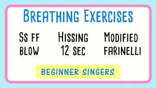 😮💨 Three Breathing Exercises for Singing | Kids and Beginners