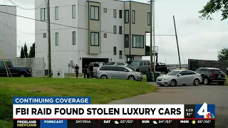 FBI raid found stolen luxury cars