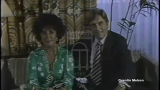 Elizabeth Taylor and Husband, Senator John Warner Press Conference (August 10, 1977)