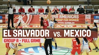 El Salvador vs. Mexico - Group A  - 2014 FIBA Americas Championship for Women U18