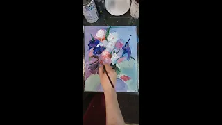 Цветы Акрилом за 1 час. Acrylic flowers for 1 hour