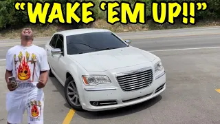 Customer REACTS to His STRAIGHT PIPED Chrysler 300 C!