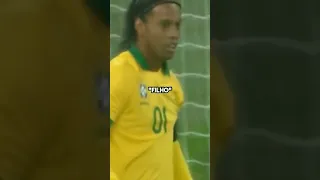 Último jogo do Ronaldinho na seleção brasileira. #futebol