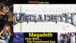 Holy Wars... The Punishment Due - Megadeth - Guitar + Bass TABS Lesson