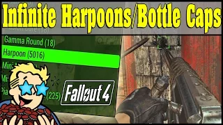 Fallout 4: INFINITE HARPOONS AND BOTTLE CAPS GLITCH! (Fallout 4 Glitches)