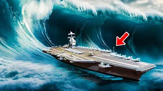 REVEALED: Why US Navy´s LARGEST Aircraft Carriers Can´t be DEMOLISHED by MONSTER WAVES