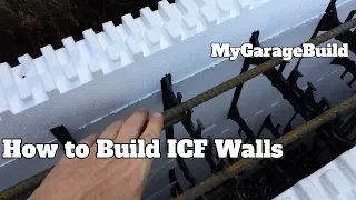 How to DIY ICF mono pour concrete foundation footings and walls forms