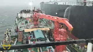 Don't regret working on a tanker, bunker, watch the video. Stay safe from storms