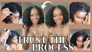 ✨NEW✨ Twisted Natural Curly Twist-Out HD Lace Wig w/ 4c Edges! | INSTALL | Feat WowAfrican