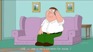 Family Guy - Creative Voicemail message/Joe is on a vacation far away