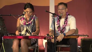 Malie Lyman & Alan Akaka, "Henehene Kou 'Aka",  Hawaiian Steel Guitar Festival 2023 in Cupertino, Ca