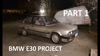 Bmw E30 Project Part 1 - Teardown and metall work part #1